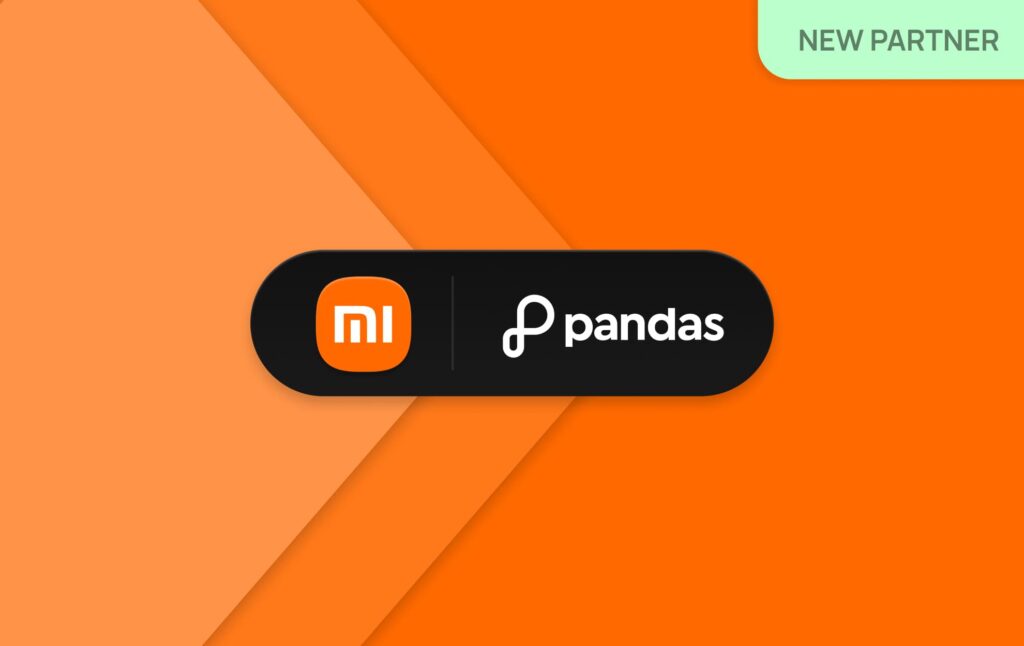 Pandas panrternship with Xiaomi stores